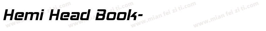 Hemi Head Book字体转换